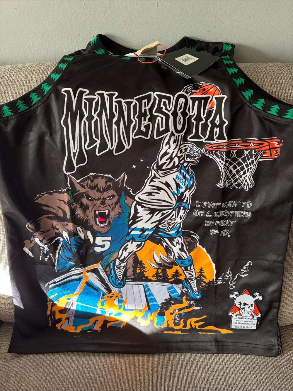 Brand X Anthony Edward’s XL Basketball Jersey